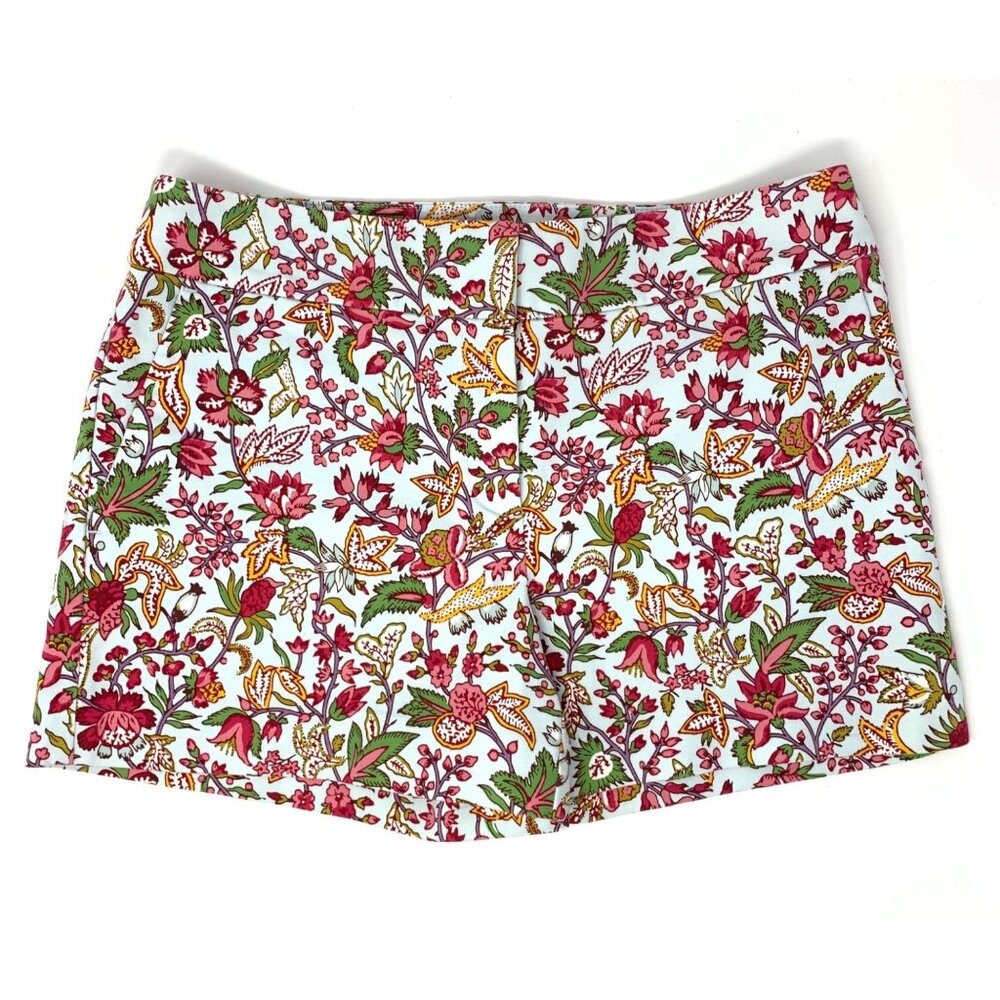 Ann Taylor LOFT Pink Preppy Chino Style Women's‎ Riveria Jungle Shorts Size 6
